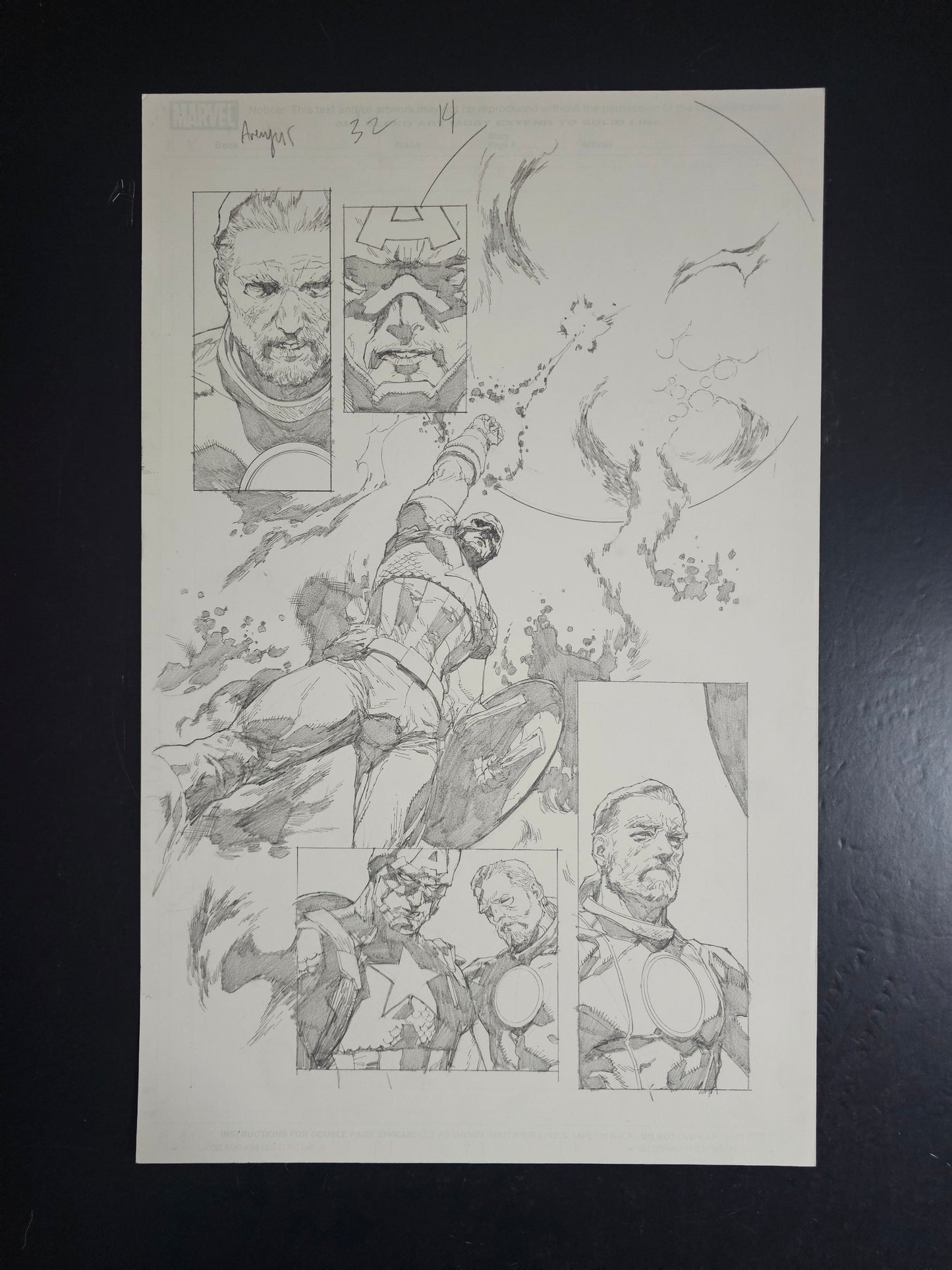 Avengers (2014) #32 Page 14 OA by Leinil Francis Yu