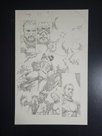 Avengers (2014) #32 Page 14 OA by Leinil Francis Yu