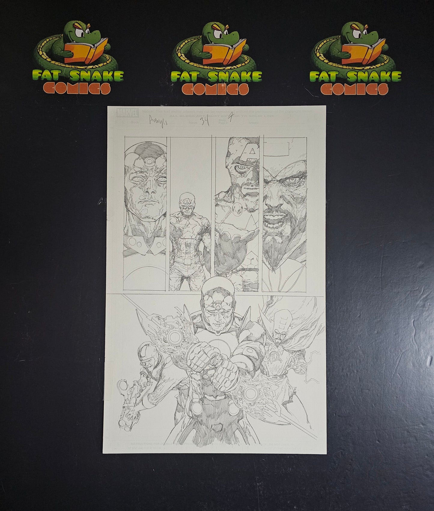 Avengers (2014) #34 Page 4 OA by Leinil Francis Yu