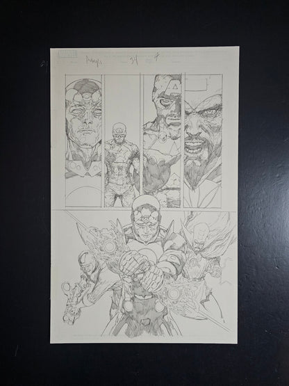 Avengers (2014) #34 Page 4 OA by Leinil Francis Yu