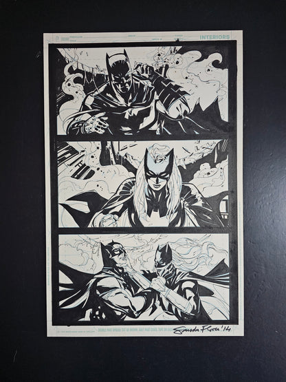 Batwoman N52 Original Art Page by Sandru Florea