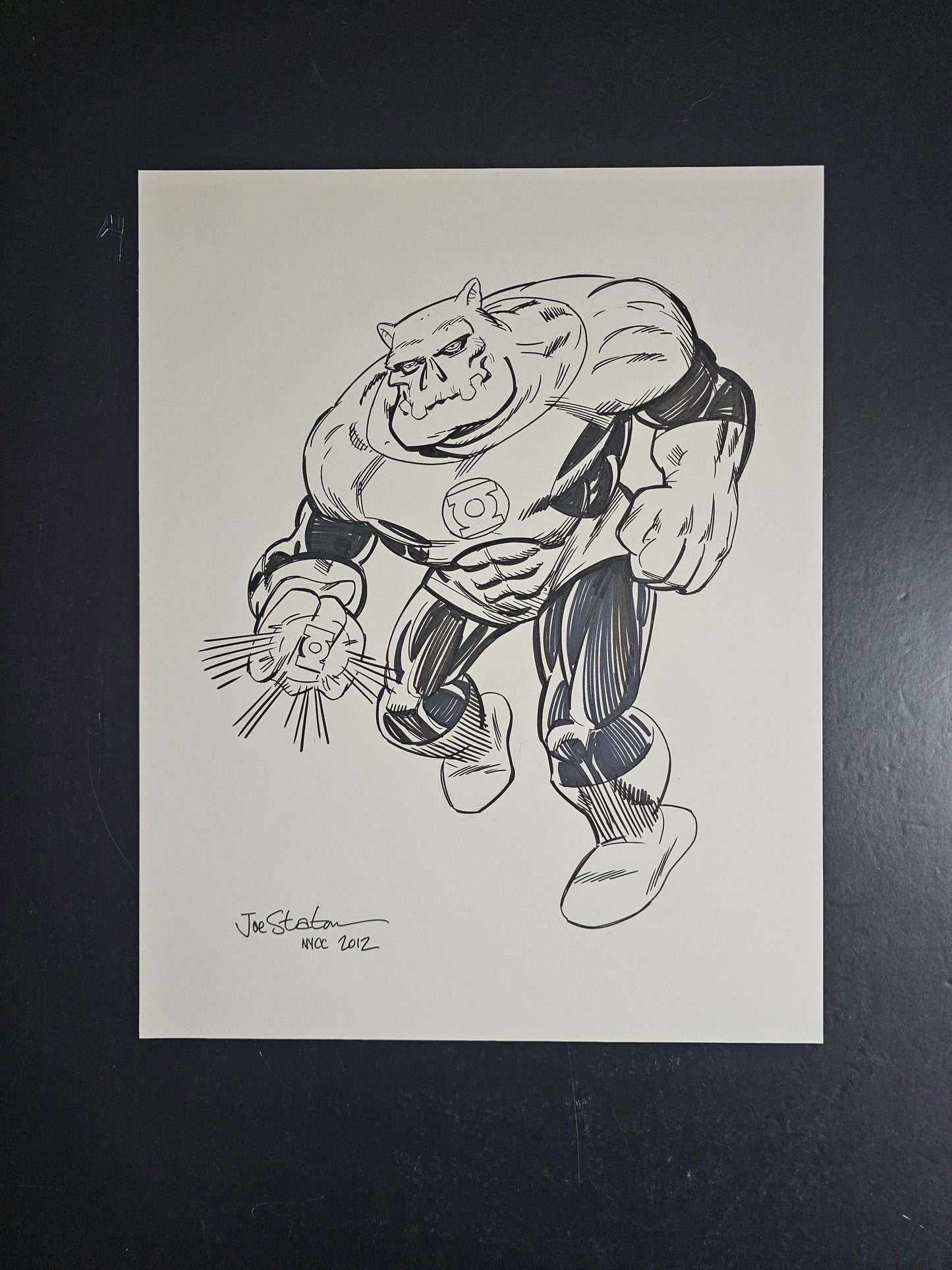 Kilowog (2012) Commissioned Art by Joe Staton