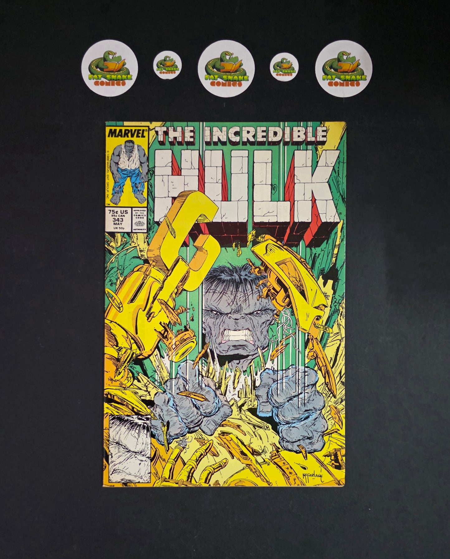 Incredible Hulk (1988) #343 Todd McFarlane's Cover