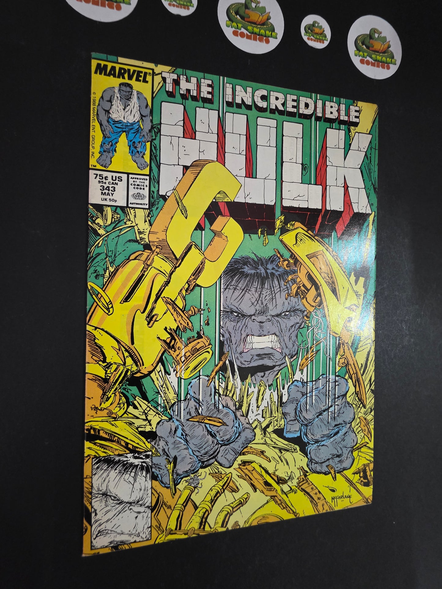Incredible Hulk (1988) #343 Todd McFarlane's Cover