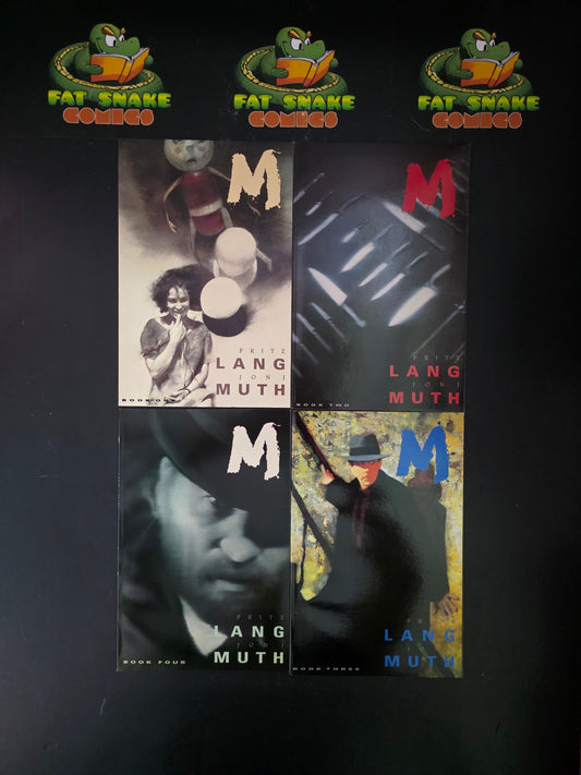M (1990) #1 to #4 HTF Complete Mini-series by Jon J Muth