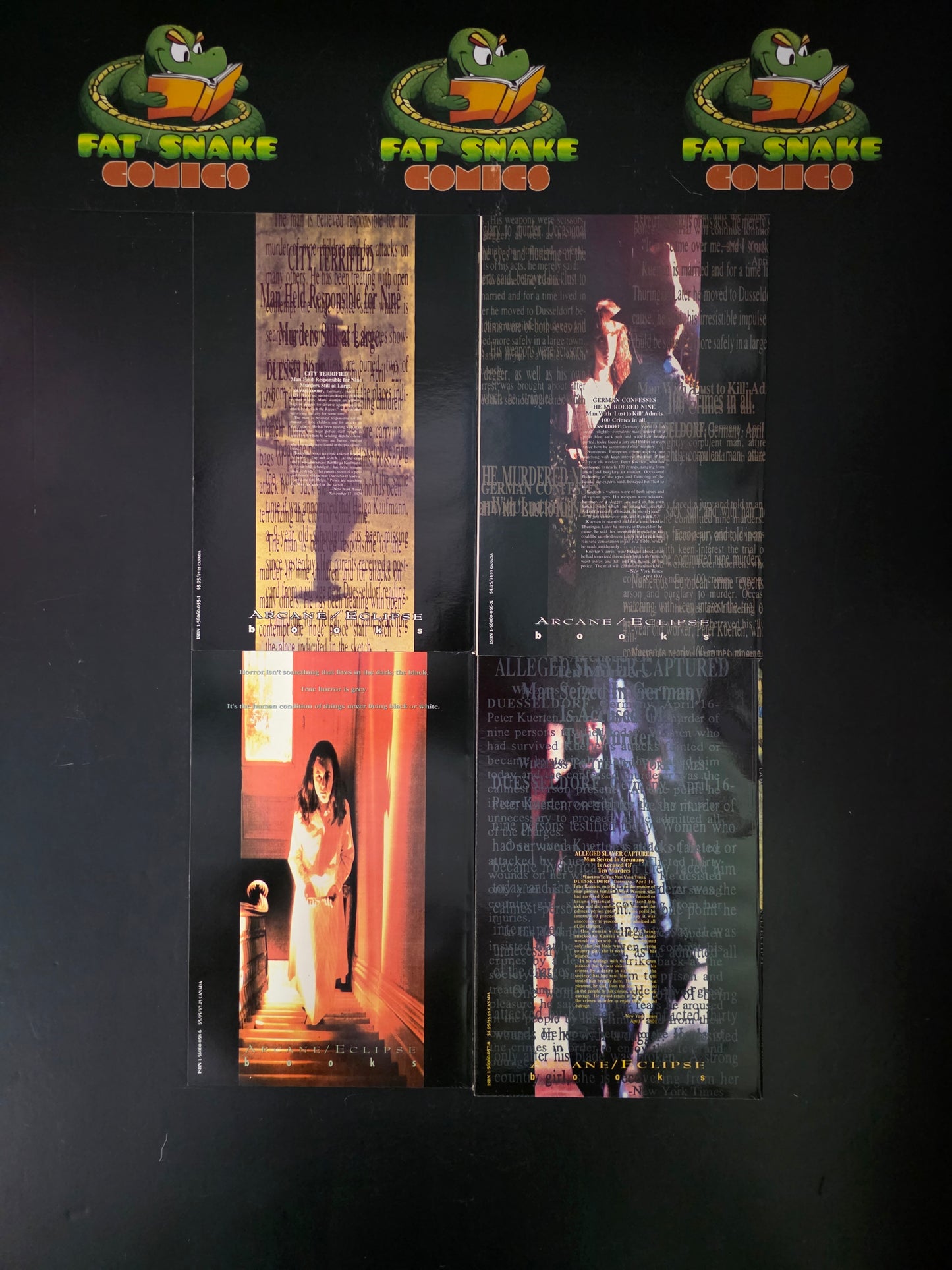 M (1990) #1 to #4 HTF Complete Mini-series by Jon J Muth