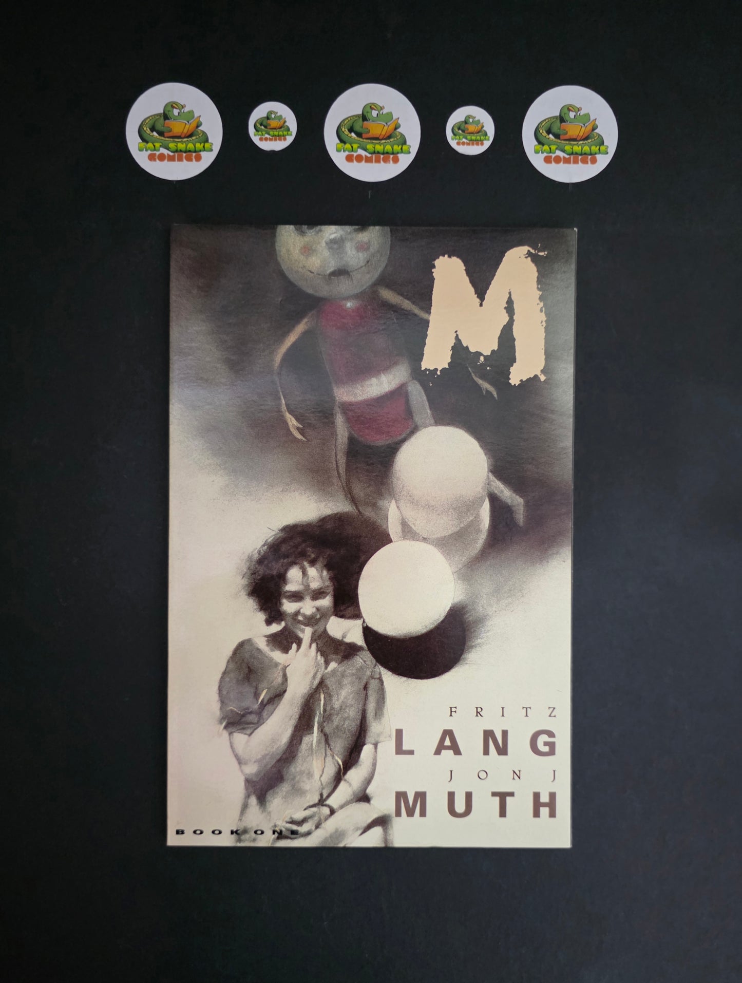 M (1990) #1 to #4 HTF Complete Mini-series by Jon J Muth