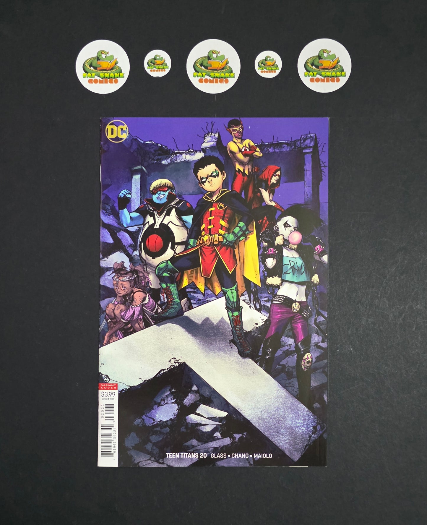 Teen Titans (2016) #20 variant, 1st Full Appearance of Crush