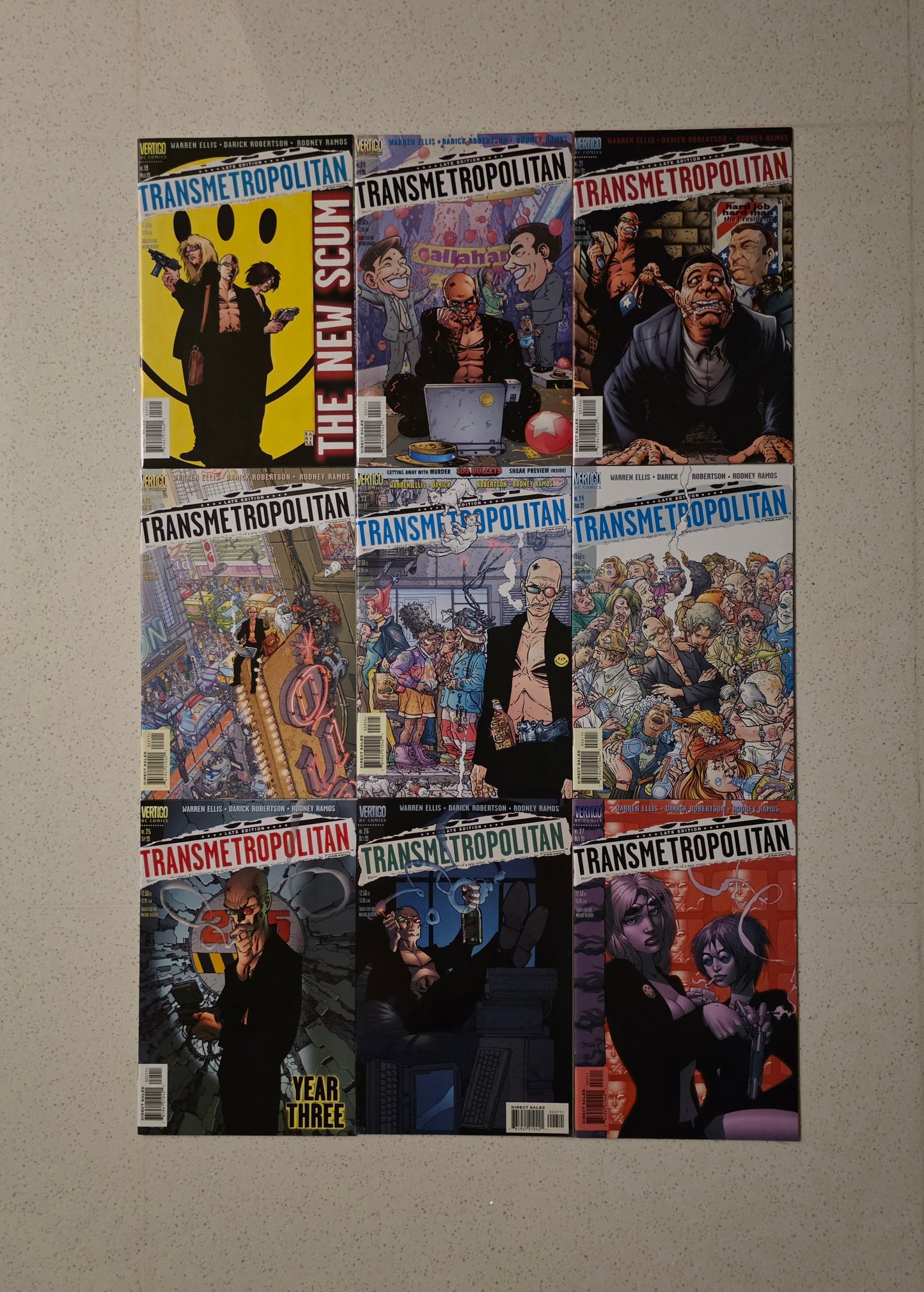 Transmetropolitan (1997) #1-#60 Complete High Grade set
