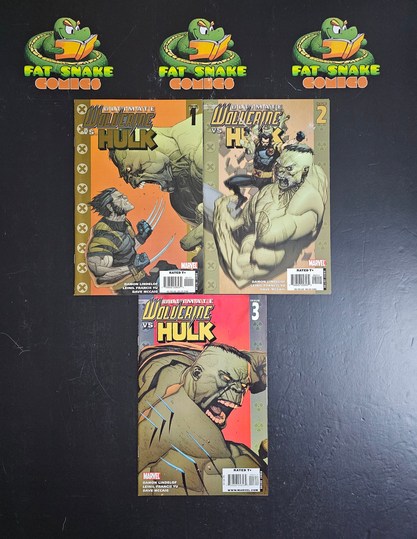 Ultimate Wolverine vs Hulk (2006) #1-#6 Complete + 3 Variants