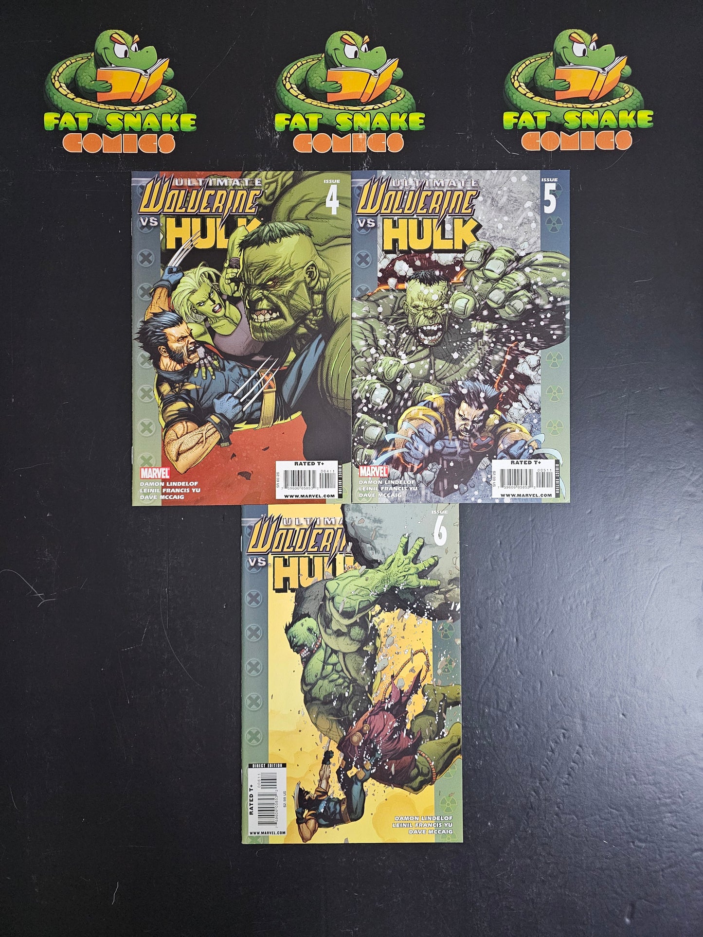 Ultimate Wolverine vs Hulk (2006) #1-#6 Complete + 3 Variants