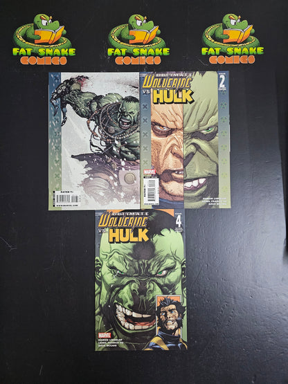 Ultimate Wolverine vs Hulk (2006) #1-#6 Complete + 3 Variants