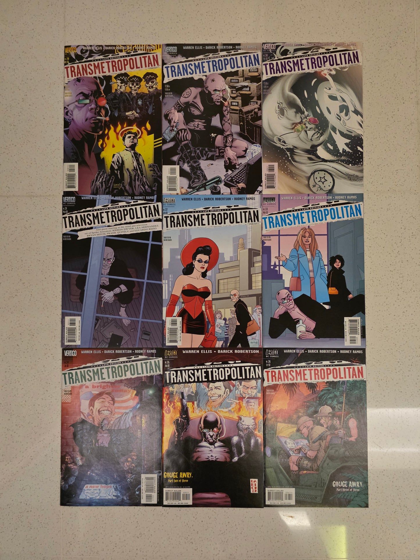 Transmetropolitan (1997) #1-#60 Complete High Grade set