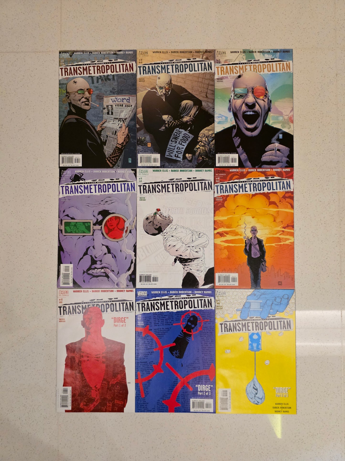 Transmetropolitan (1997) #1-#60 Complete High Grade set