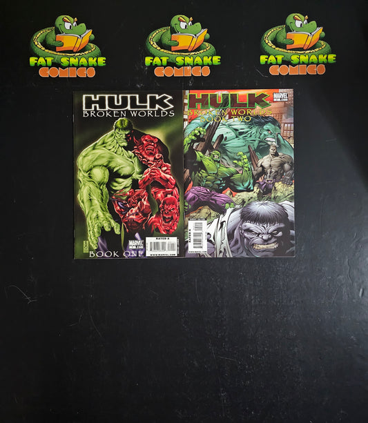 Hulk Broken Worlds (2009) #1 & #2 Complete Mark Brooks