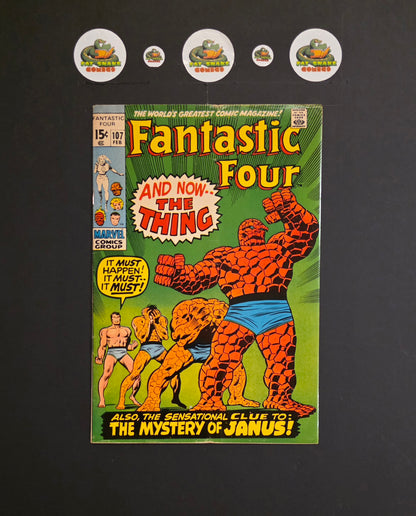 Fantastic Four (1971)#107 Key 1st Appeance of Nega-Man (Richard Janus)