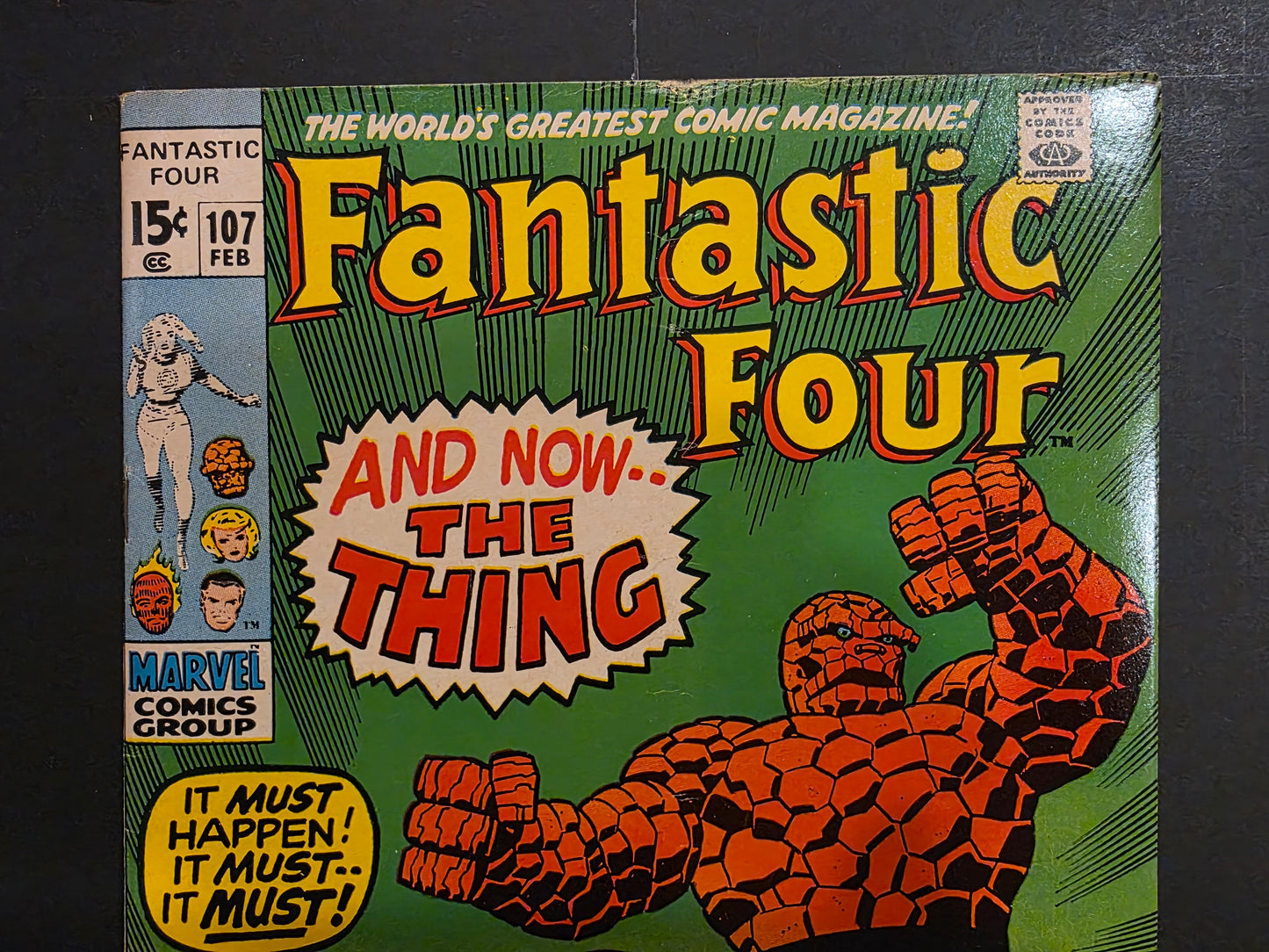 Fantastic Four (1971)#107 Key 1st Appeance of Nega-Man (Richard Janus)