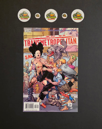 Transmetropolitan (2002) #52 to 54 Glenn Fabry Cover