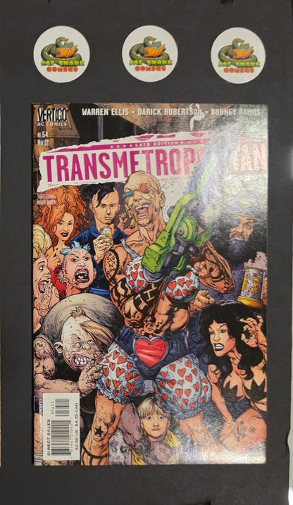 Transmetropolitan (2002) #52 to 54 Glenn Fabry Cover