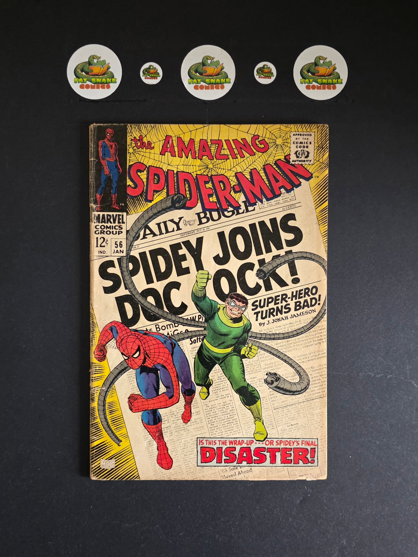 Amazing Spider-Man (Vol.1) #56 1st Appearance of Captain George Stacy