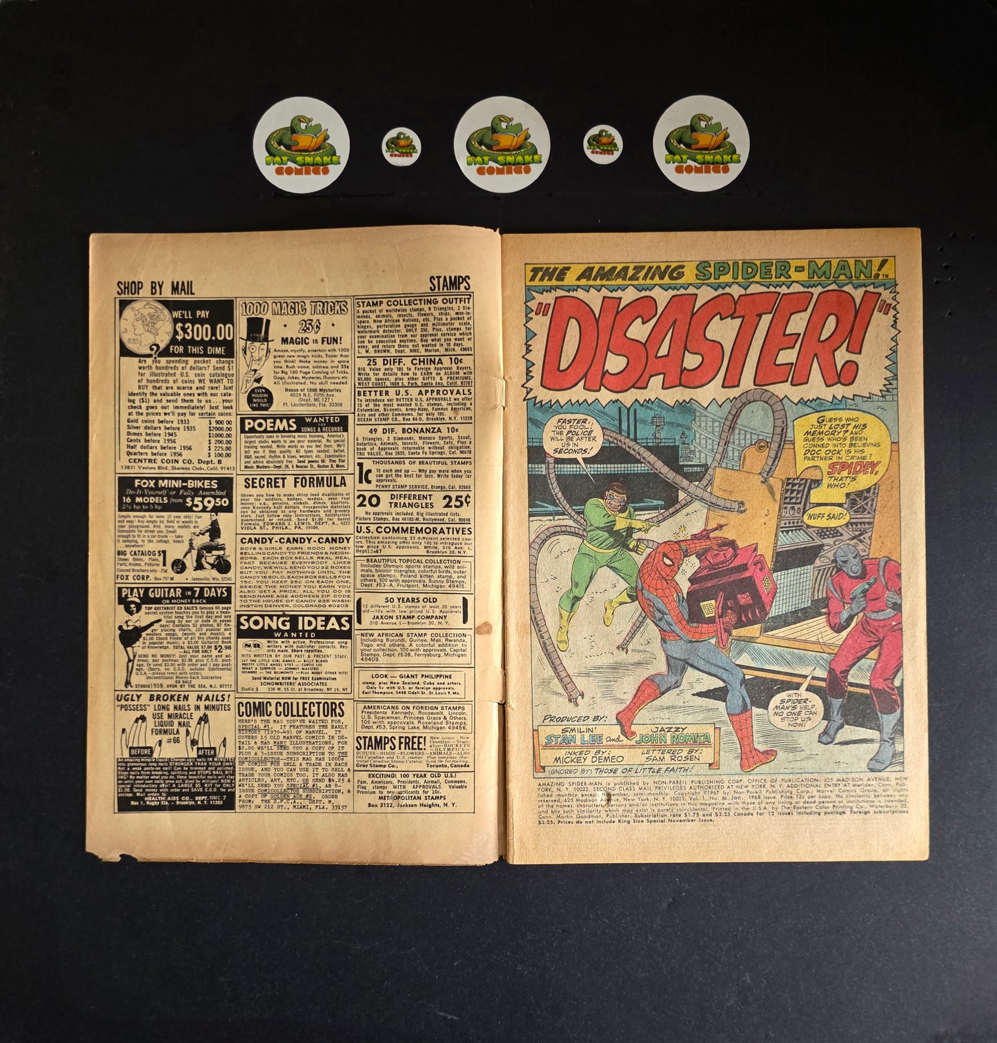 Amazing Spider-Man (Vol.1) #56 1st Appearance of Captain George Stacy