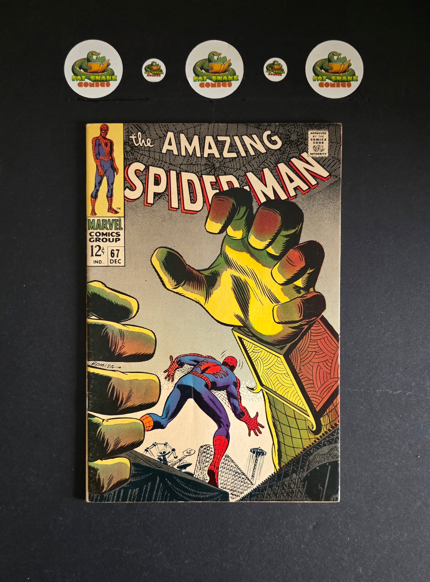 Amazing Spider-Man (1968) #67 Key-1st Appearance of Randy Robertson