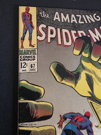 Amazing Spider-Man (1968) #67 Key-1st Appearance of Randy Robertson