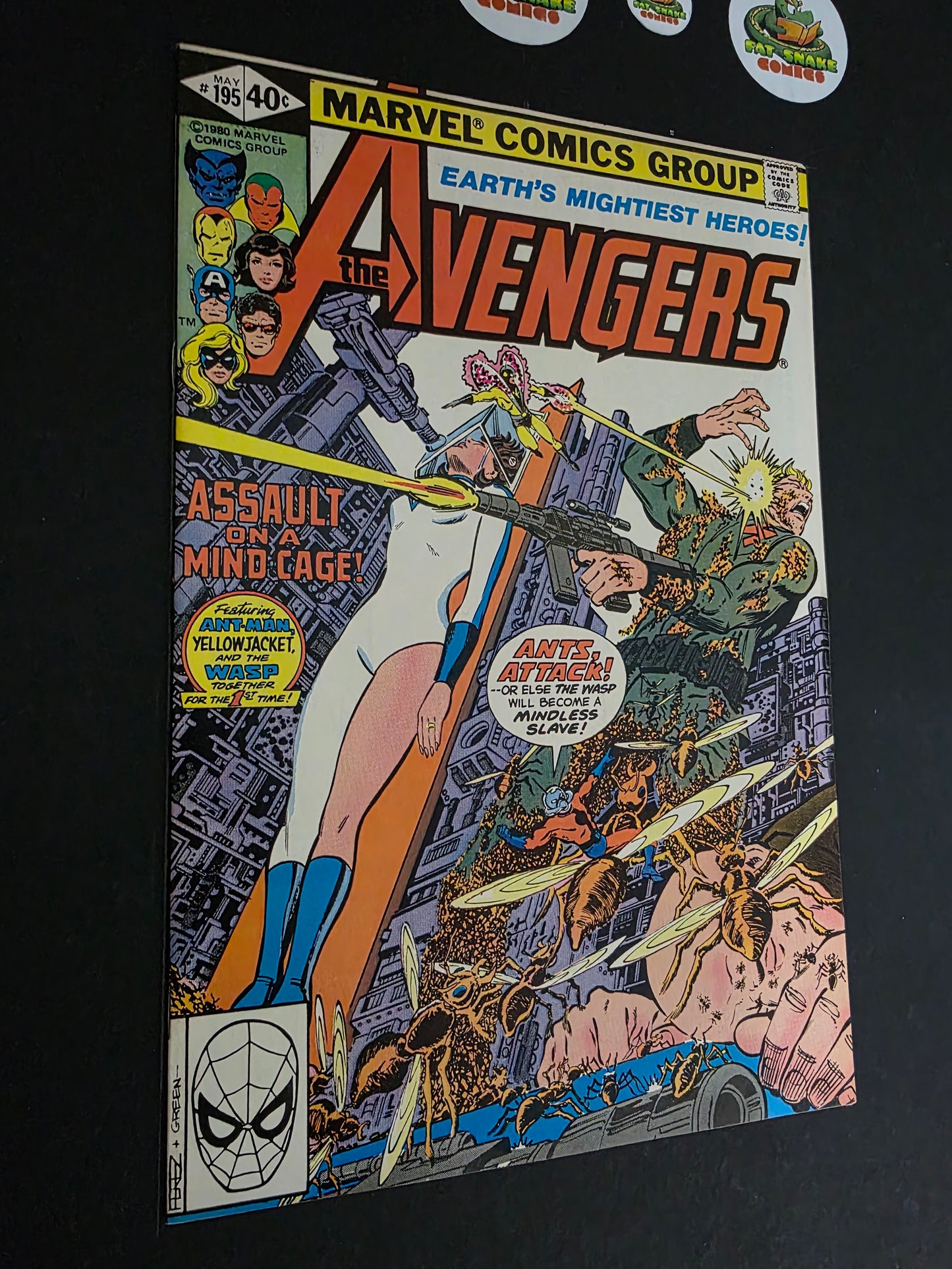 Avengers (1980) #195 1st Appearance of Taskmaster in Cameo