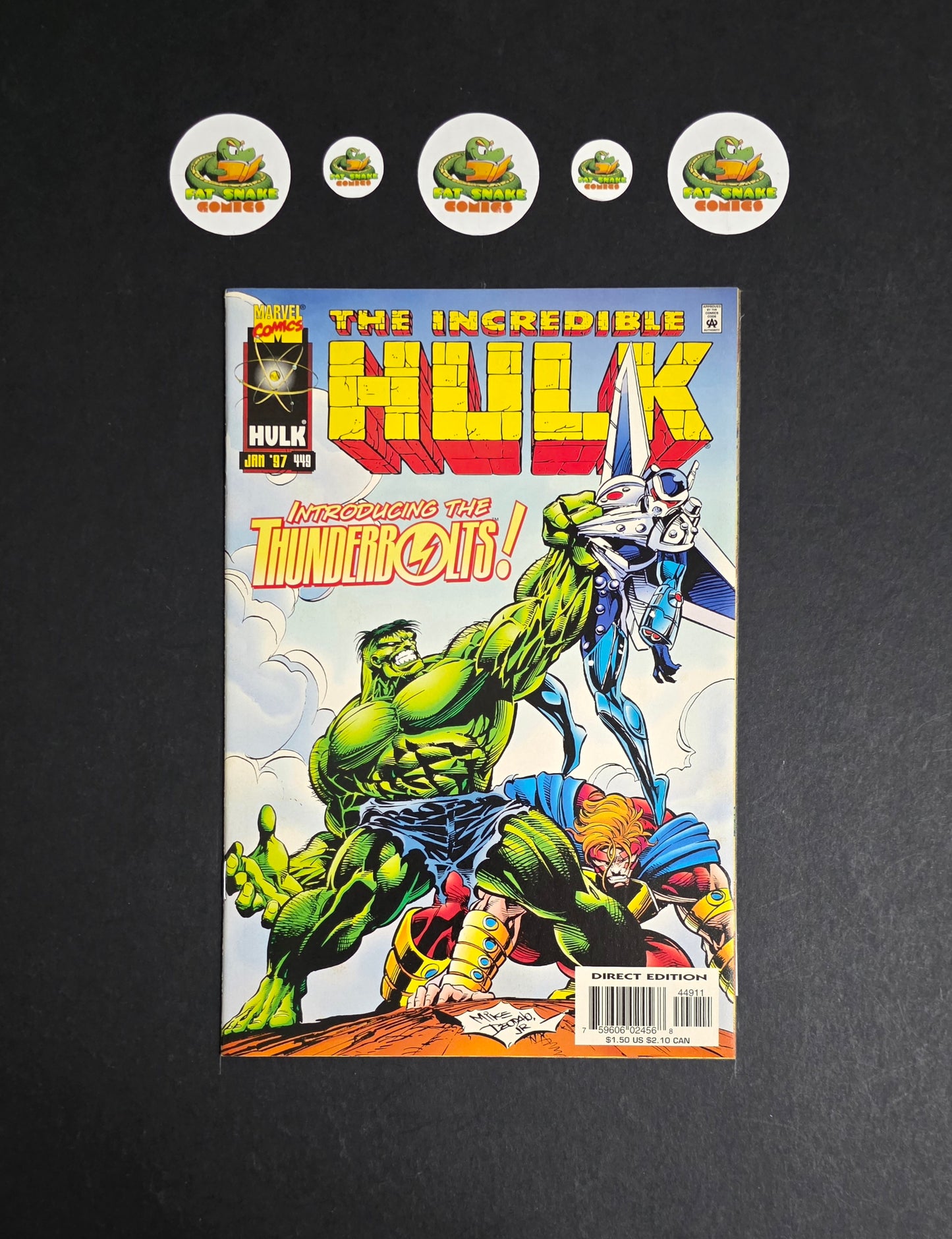Incredible Hulk (1988) #449 1st Full Appearance of Thunderbolts