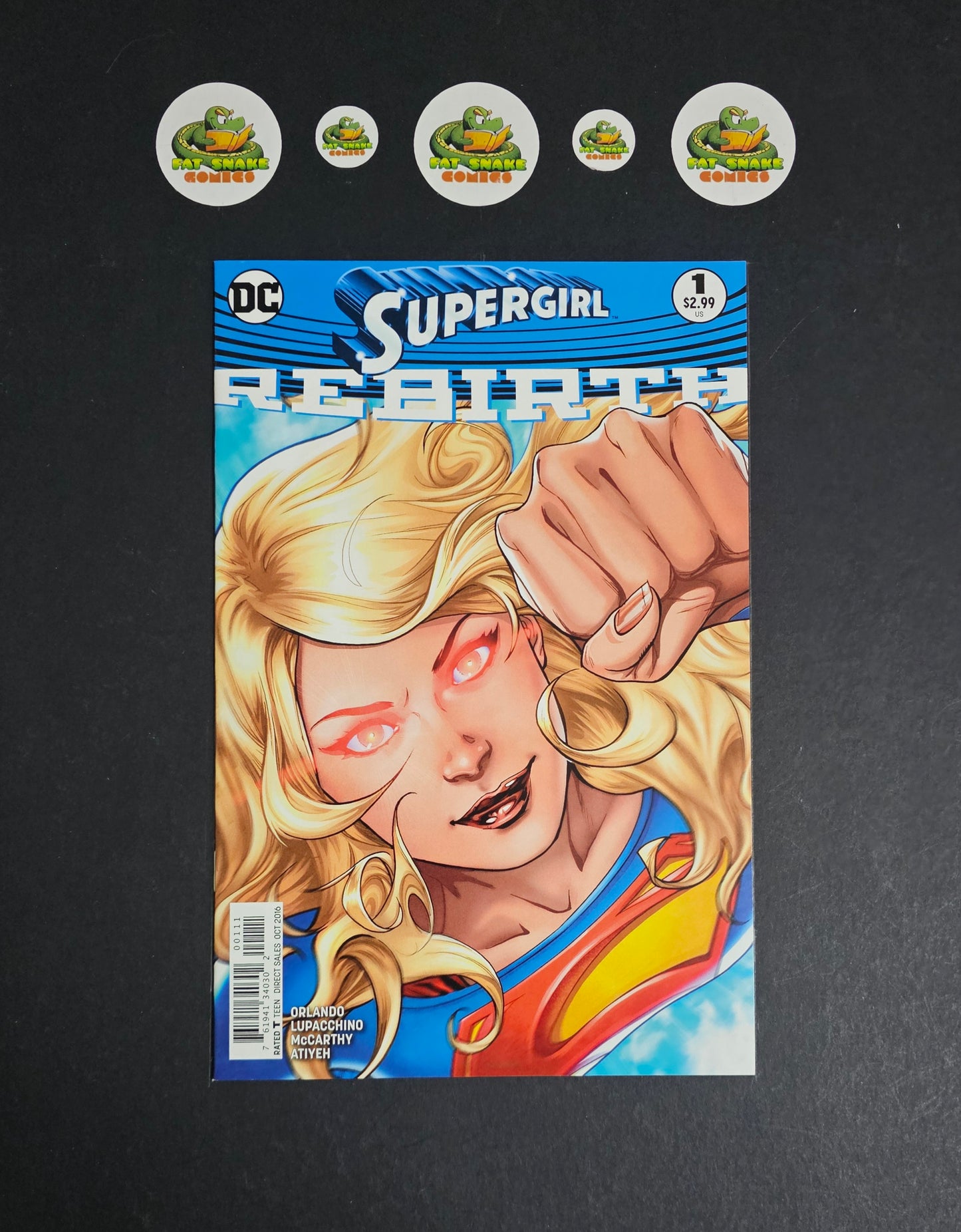 Supergirl Rebirth (2016) #1 Higher Grade Main Cover