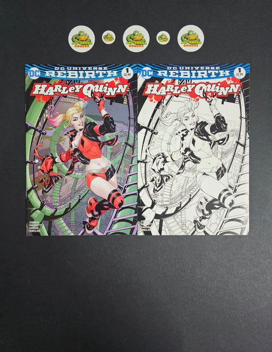 Harley Quinn (2016) Rebirth #1 Midtown Comics Dodson Variant Set