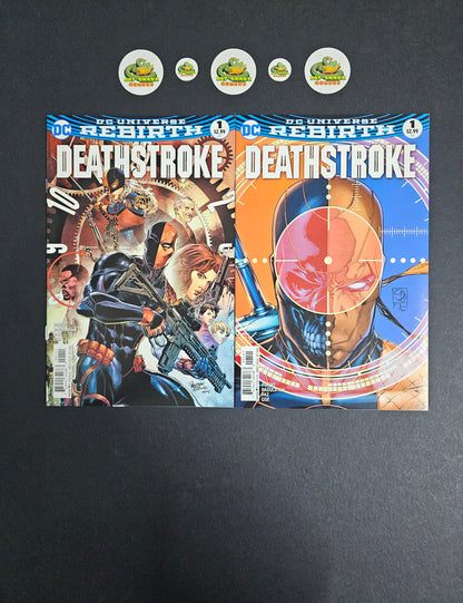 Deathstroke (2016) Rebirth #1 Cover A & B