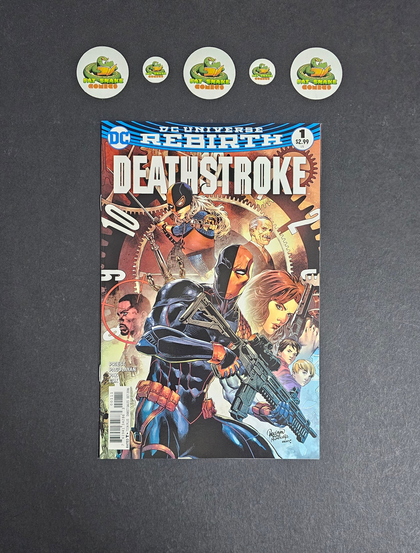 Deathstroke (2016) Rebirth #1 Cover A & B