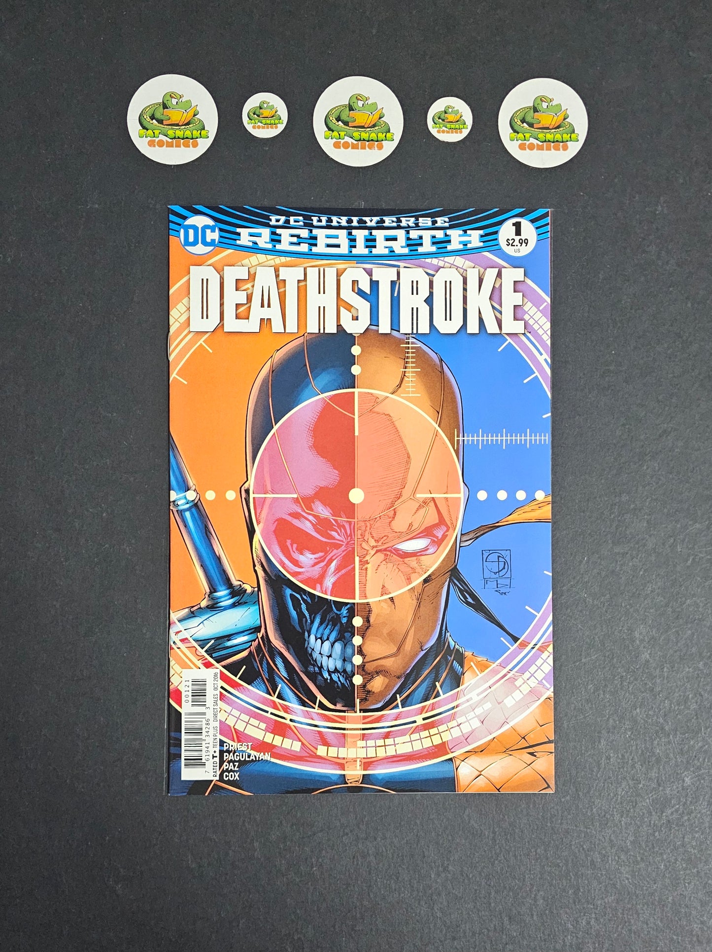 Deathstroke (2016) Rebirth #1 Cover A & B