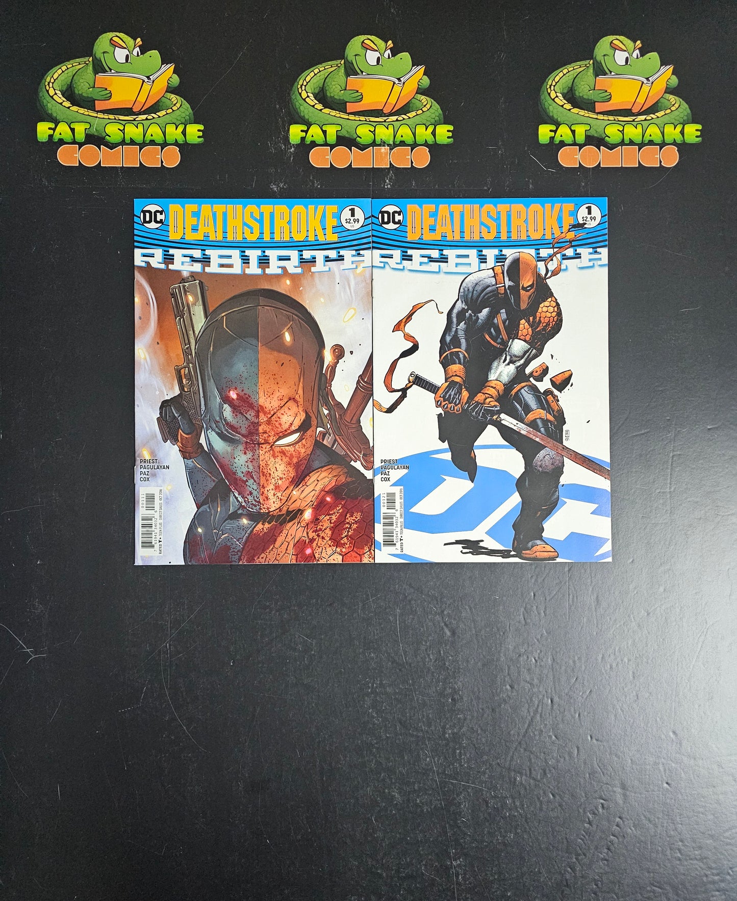 Deathstroke Rebirth (2016) #1 Cover A & B