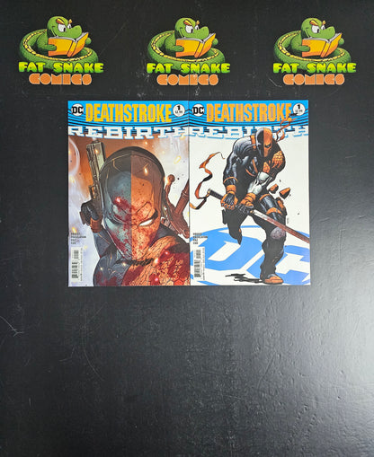 Deathstroke Rebirth (2016) #1 Cover A & B