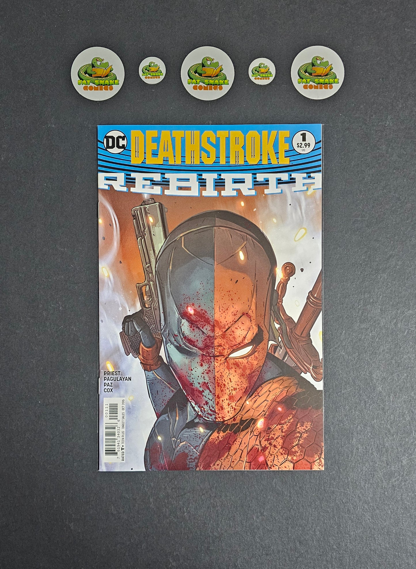 Deathstroke Rebirth (2016) #1 Cover A & B
