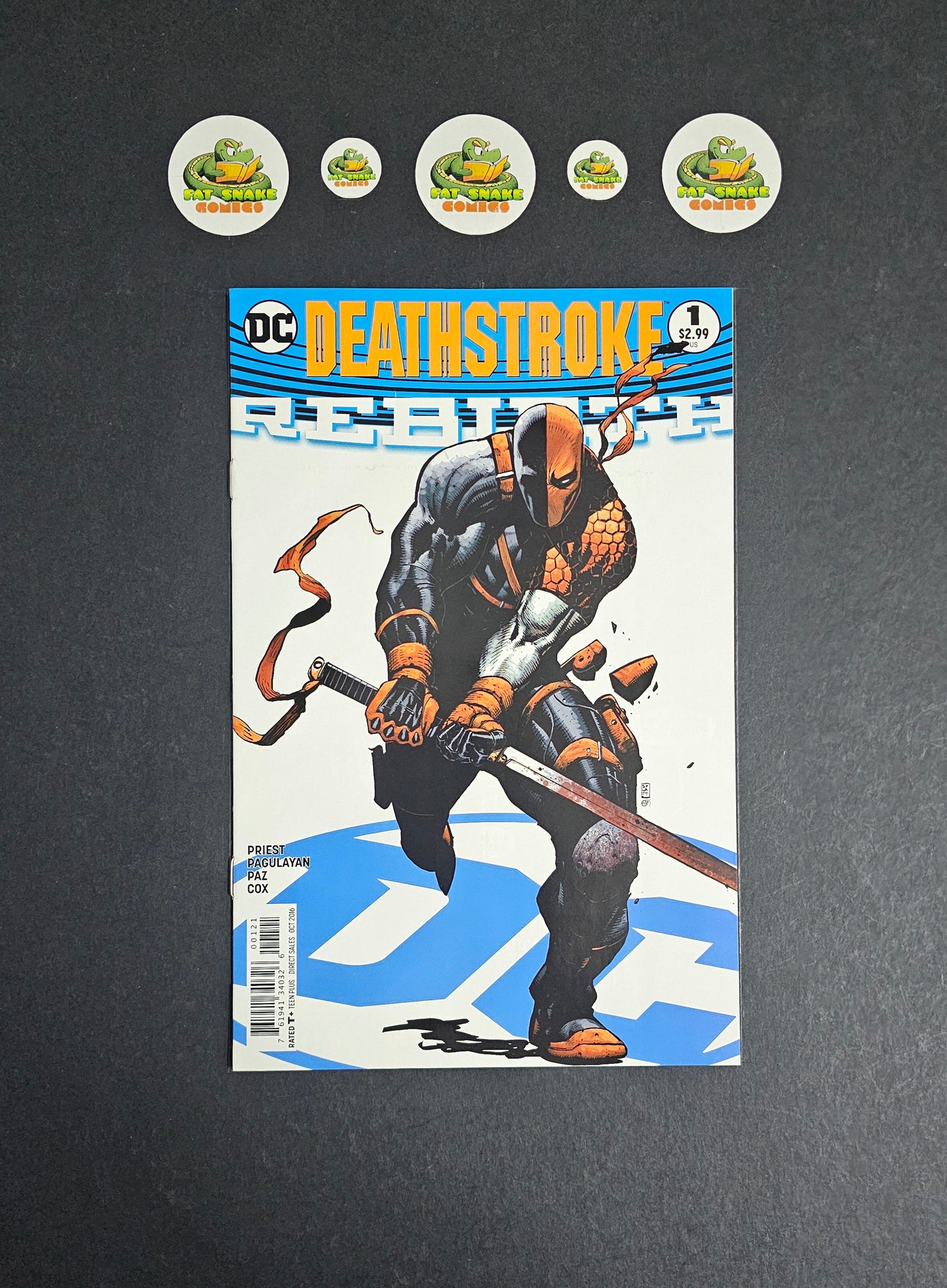 Deathstroke Rebirth (2016) #1 Cover A & B