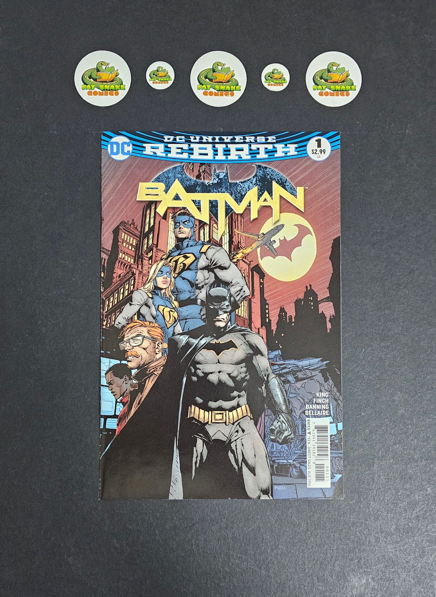 Batman (2016) Rebirth #1 1st Full Appearance of Gotham & Gotham Girl