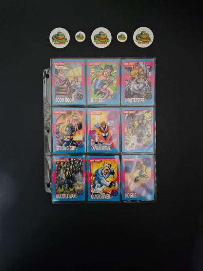 Impel X-Men (1992) Complete 100-Trading Cards + 5 x Gold Hologram variant