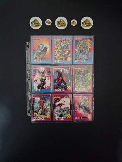 Impel X-Men (1992) Complete 100-Trading Cards + 5 x Gold Hologram variant