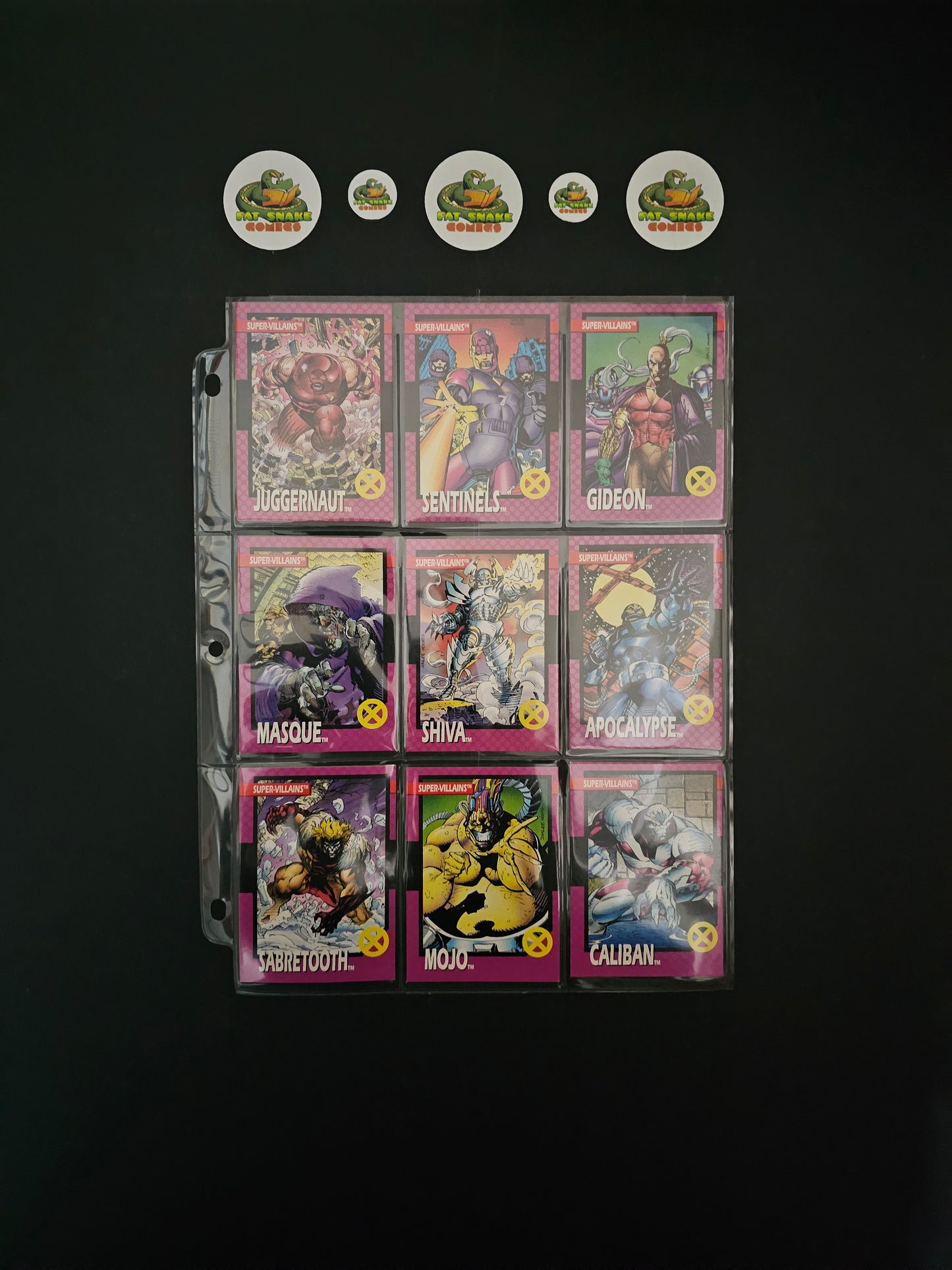 Impel X-Men (1992) Complete 100-Trading Cards + 5 x Gold Hologram variant