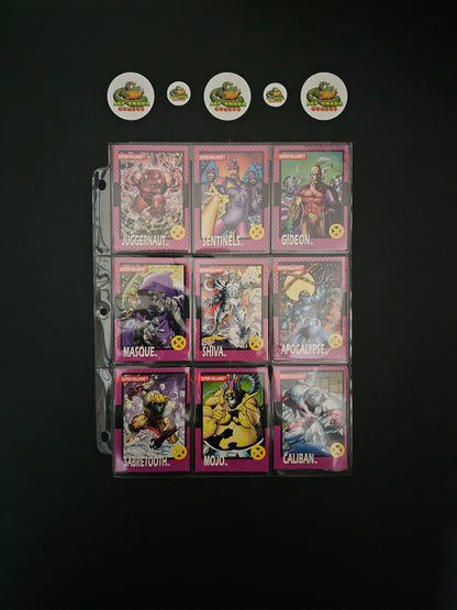 Impel X-Men (1992) Complete 100-Trading Cards + 5 x Gold Hologram variant