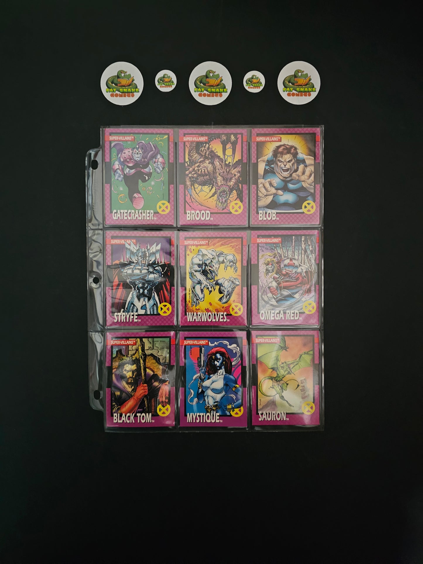 Impel X-Men (1992) Complete 100-Trading Cards + 5 x Gold Hologram variant