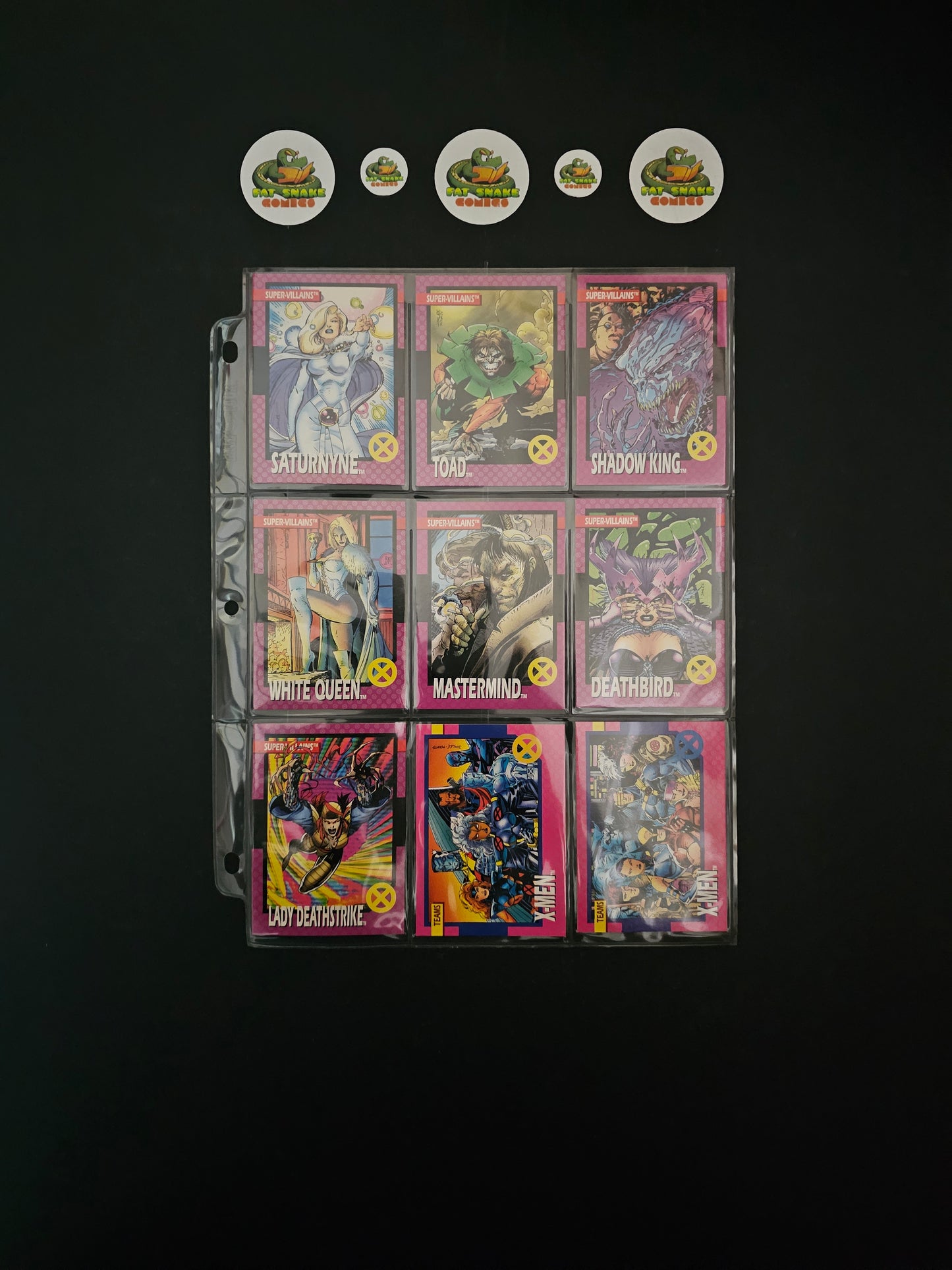 Impel X-Men (1992) Complete 100-Trading Cards + 5 x Gold Hologram variant