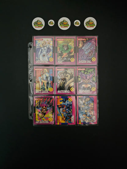 Impel X-Men (1992) Complete 100-Trading Cards + 5 x Gold Hologram variant