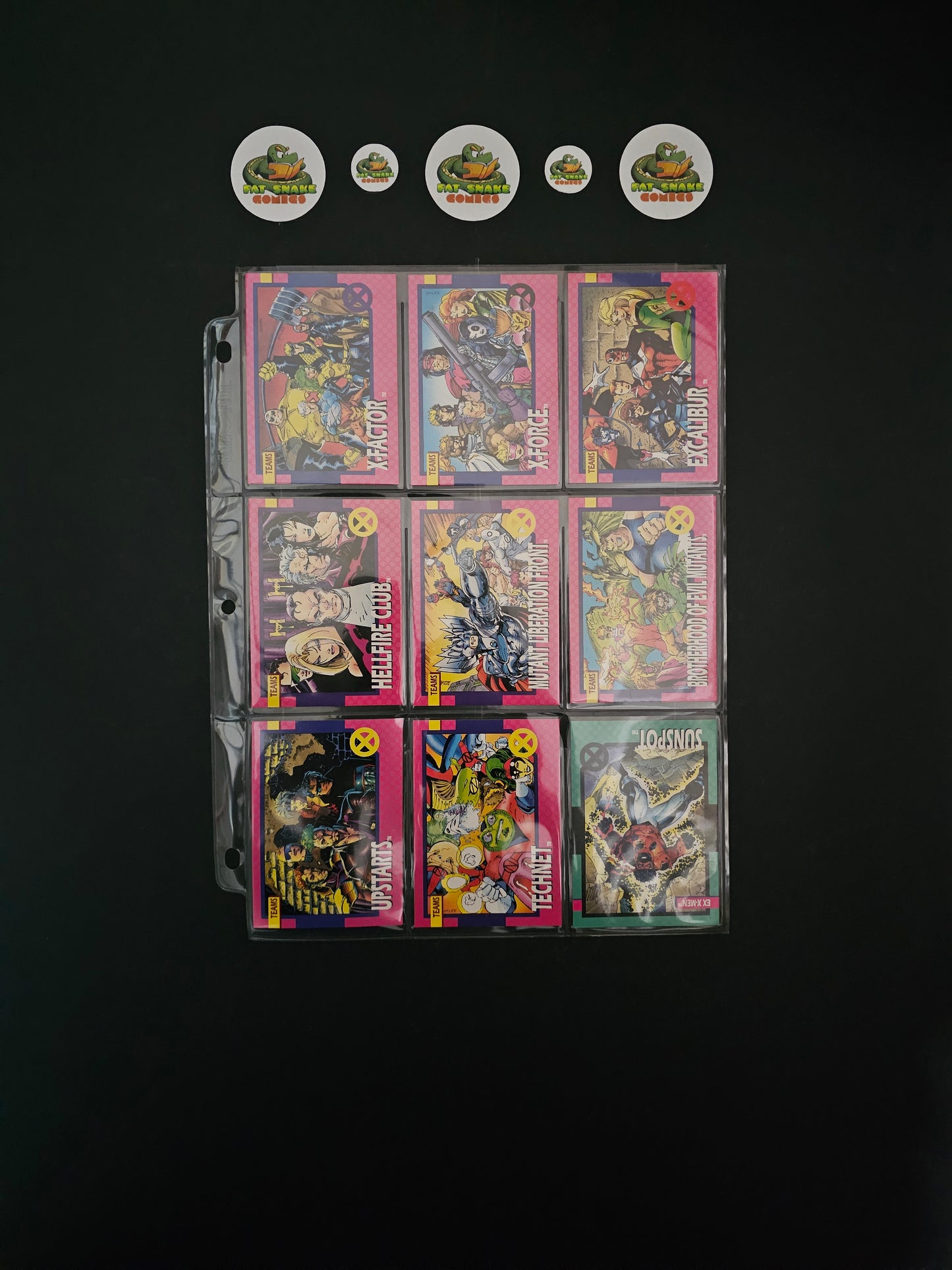 Impel X-Men (1992) Complete 100-Trading Cards + 5 x Gold Hologram variant