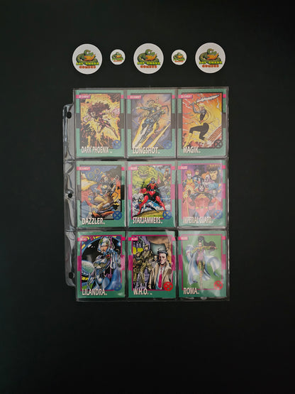 Impel X-Men (1992) Complete 100-Trading Cards + 5 x Gold Hologram variant