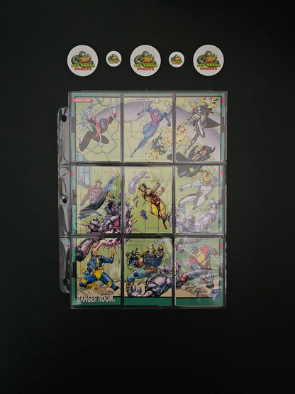 Impel X-Men (1992) Complete 100-Trading Cards + 5 x Gold Hologram variant