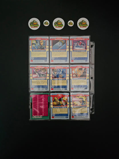 Impel X-Men (1992) Complete 100-Trading Cards + 5 x Gold Hologram variant